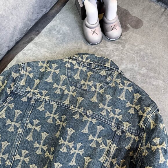 Chrome Hearts Double-Sided Logo Denim Jacket - Picture 9 of 9